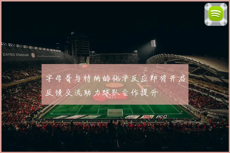 字母哥与特纳的化学反应即将开启反馈交流助力球队合作提升